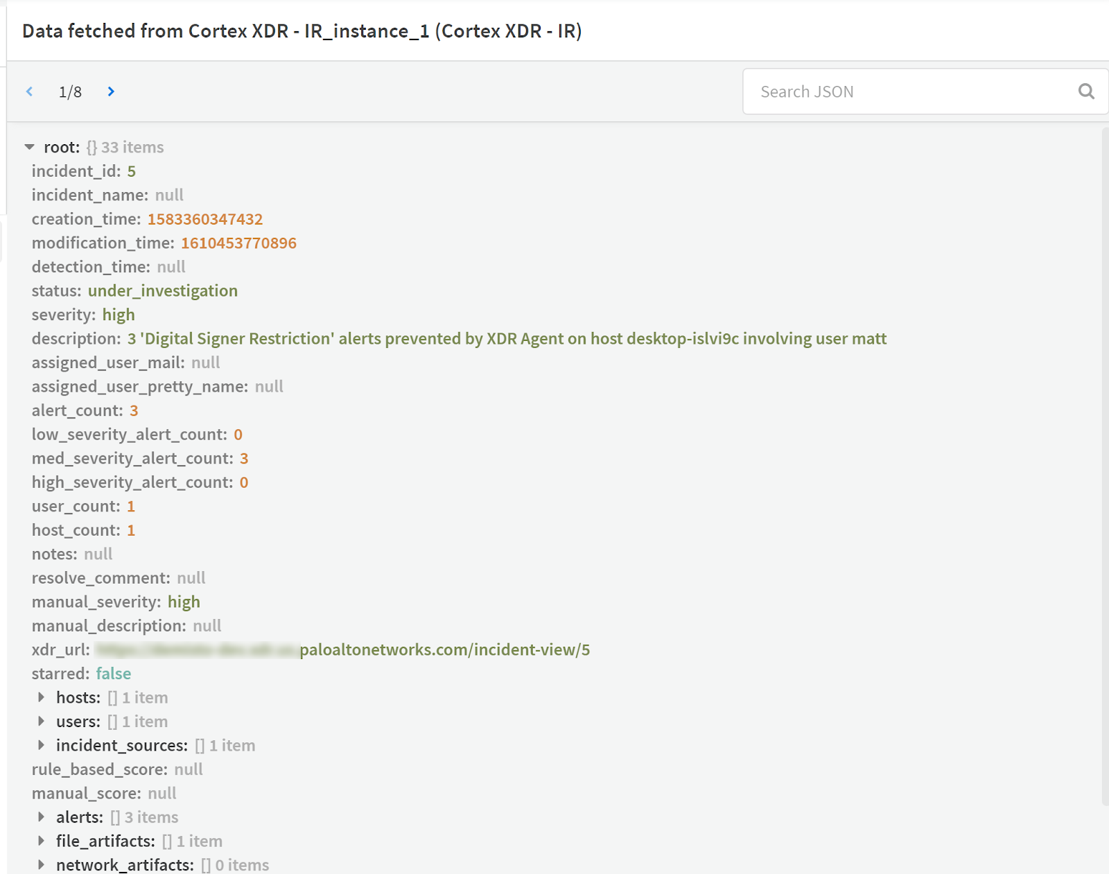 Data-fetched-JSON