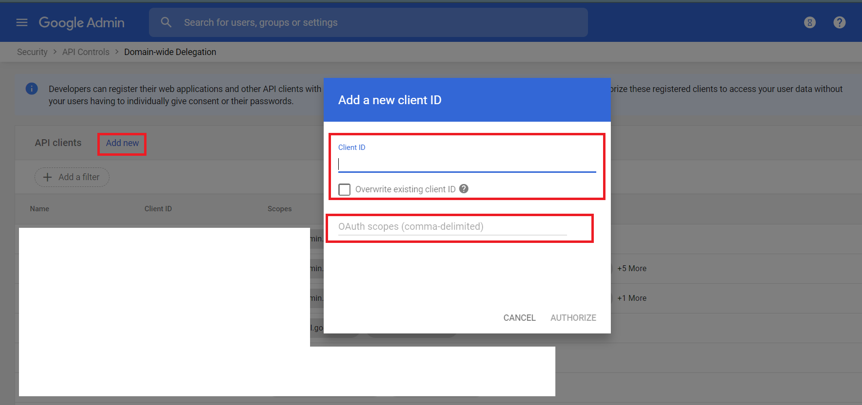 Setup Account
